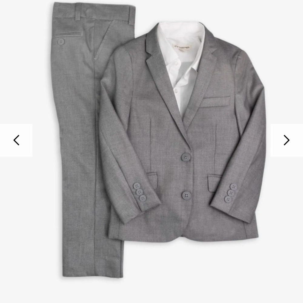 Appaman Kids light Charcoal Two-Piece Suit 4T